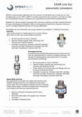 EXAIR Line Vac Pneumatic Conveyors EXAIR Line Vac Pneumatic Conveyors