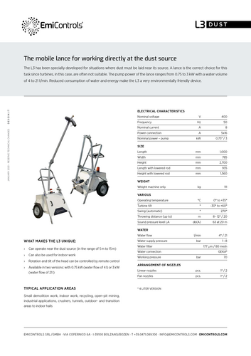 EmiControls L3 datasheet
